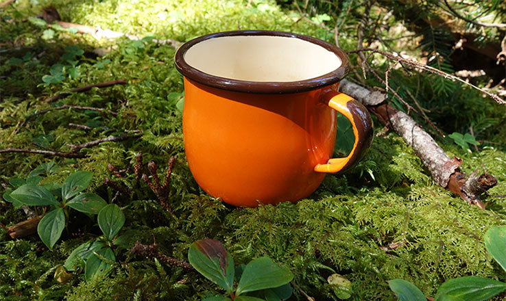 写真：山に持って行くと便利なカップ