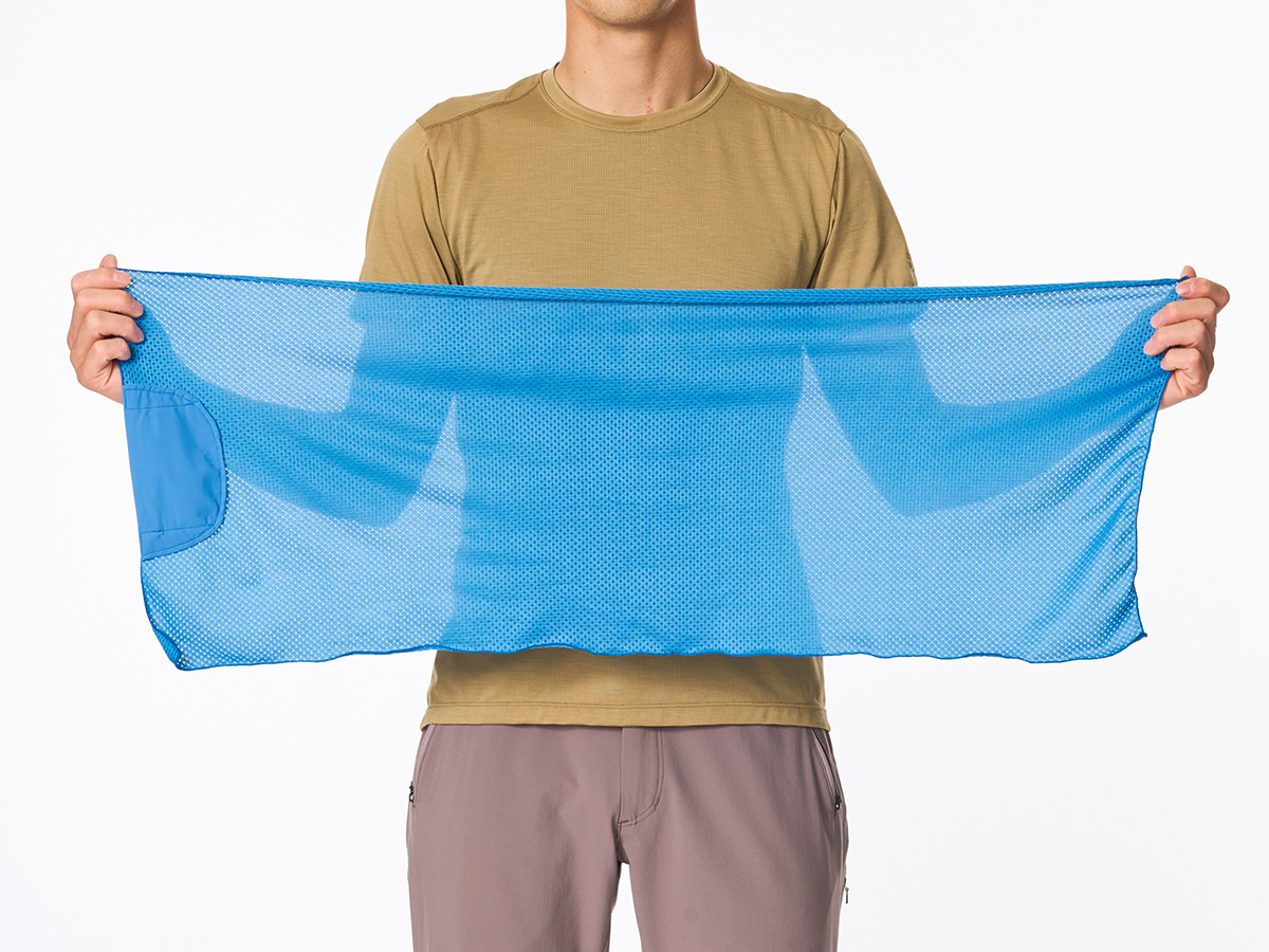 長期山行でも頼れる拡散・速乾性