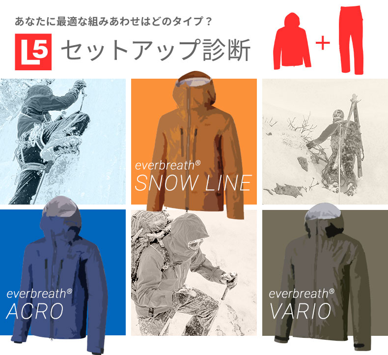 あなたに最適な組み合わせはどのタイプ？L5セットアップ診断