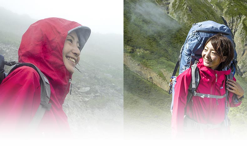 アウトドア 登山用品 エバーブレスフォトン for WOMEN | 国産アウトドアブランドのファイン 