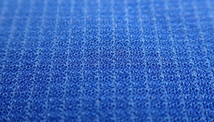 写真：ドラウトゼファーの生地表面